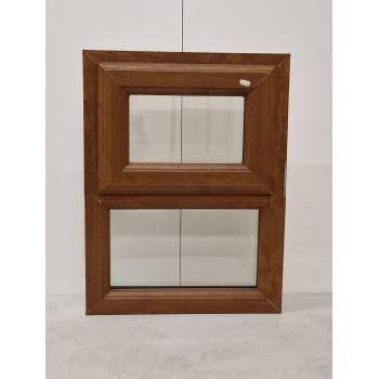 Golden Oak Wrapped Plastic Window 650x500mm SS3